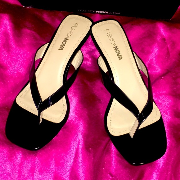 Fashion Nova Shoes - Baddie Kitten Heel 🖤✨💋